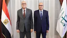 رئيس هيئة قضايا الدولة يهنئ المستشار محمود أبو الدهب لتوليه رئاسة مجلس الدولة