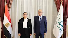 لتهنئته بمنصه الجديد.. رئيس مجلس الدولة يستقبل رئيسة القومي للمرأة