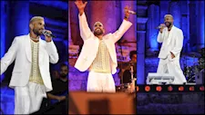 بالصور| أحمد سعد يلتقي جمهوره في مهرجان جرش ويشعل الحفل بأغنية وسع وسع