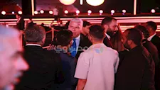 "بينهم الشحات وبن رمضان".. نجوم الأهلي في حفل إعلان رعاية فودافون للأحمر