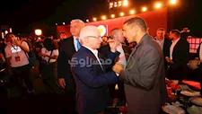 5 صور لتواجد الحسين عموتة في حفل إعلان رعاية فودافون للأهلي