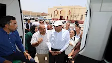 محافظ جنوب سيناء يوجه باستمرار تشغيل سيارة المركز التكنولوجي المتنقلة في