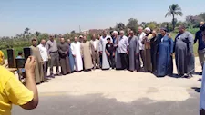 محافظ سوهاج يوجه بإنشاء مطلع ومنزل لقرية النغاميش على محور دار السلام