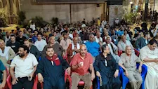 حشود جماهيرية في أسيوط لمؤازرة منتخب مصر أمام أستراليا (صور)