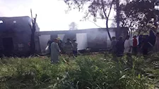 السيطرة على حريق التهم 6 منازل وحوشين في سوهاج