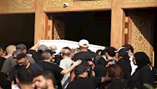 بحضور هنا الزاهد وعمرو مصطفى وعصام السقا.. 20 صورة لجنازة والد الفنان تامر