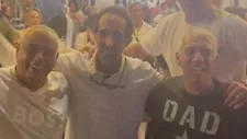 من قلب "الفان زوون".. مجدي الجلاد وعاطف عبدالفتاح ومحمد نجاتي يحتفلون بتأهل مصر لدور الـ16 بكأس العالم