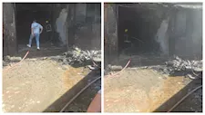 السيطرة على حريق بجوار مصنع ملابس في شبرا الخيمة