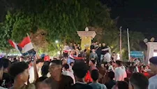 فرحة عارمة في شوارع بني سويف بعد فوز منتخب مصر على أستراليا والتأهل في كأس العالم