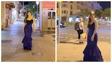 "فستان أزرق جريء".. ميرنا جميل تتألق في أحدث ظهور عبر إنستجرام