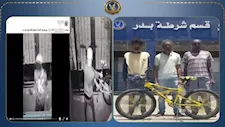 فيديو فضحهم.. كواليس سقوط 3 أجانب سرقوا دراجة من عقار بمدينة بدر