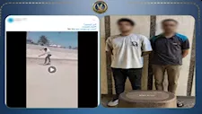 فيديو شاب غائب عن الوعي يطيح بـ"ديلر البودر" في بورسعيد
