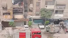 ماس كهربائي ووحدة تكييف يشعلان حريقين داخل شقتين ببورسعيد