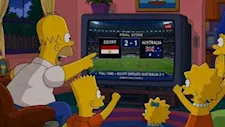 حقيقة توقع مسلسل The Simpsons نتيجة مباراة مصر والأرجنتين بكأس العالم