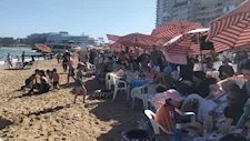 "الموج غضبان".. منع نزول البحر بمعظم شواطئ الإسكندرية (صور)
