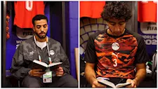 "جانب آخر للحكاية".. هاني وعبد المنعم يقرآن القرآن قبل مباراة الأرجنتين