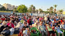 فرحة عارمة بنادي منتخب السويس عقب هدف مصر في شباك الأرجنتين -صور