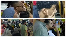  صدمة جماهير أسوان بعد هدف الأرجنتين الثالث وتوديع مصر للمونديال -صور