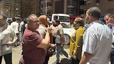 محافظ سوهاج يأمر بفحص السلامة الإنشائية لبرج "معهد الاتصالات" المحترق  