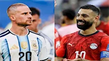 بعد مواجهة مصر والأرجنتين.. ماك أليستر يوجه رسالة  لمحمد صلاح (صورة)