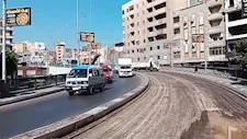 انتهاء أعمال صيانة الاتجاه الأول بكوبري دمنهور العلوي في البحيرة