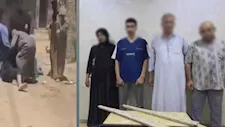 ضبط المتهمين بالتعدي على سيدة بعصا خشبية بكفر الشيخ