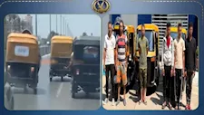 رقص واستعراضات ومنع السيارات.. ضبط 6 أشخاص بـ3 "توك توك" في الشرقية