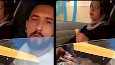 زوج يواجه زوجته داخل سيارة.. كيف تحولت واقعة "سندوتش الطعمية" لتريند؟