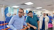 تفاصيل زيارة محافظ الإسماعيلية لمصابي حادث الدواويس 