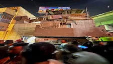 فصل الكهرباء والغاز.. إجراءات عاجلة بشأن عقار حدائق القبة المنهار- صور
