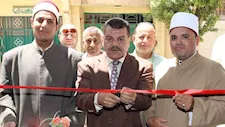 تكلفة ترميمه 700 ألف جنيه.. رئيس مدينة بني سويف يفتتح مسجد الرحمن 