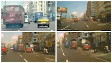 "خناقة بالأتوبيسات".. ضبط سائقين تشاجرا بالتصادم على كورنيش الإسكندرية (فيديو وصور)