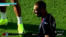 خلال مباراة قاسم باشا.. استقبال مميز من جماهير طرابزون سبور لمحمد صلاح