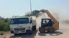 بالصور- رفع 25 طن تراكمات من قرى مركز كوم أمبو بأسوان