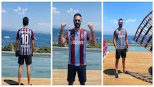 بـ تيشيرت نادي طرابزون التركي.. محمد كريم يدعم محمد صلاح في أحدث ظهور