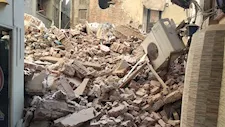 تحول لركام.. انهيار عقار من 4 طوابق في المندرة بالإسكندرية
