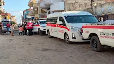  الهلال الأحمر: حصر شامل لاحتياجات أسر ضحايا حادث الدواويس -فيديو وصور