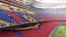 10 صور ترصد ملعب مباراة الأهلي وبرشلونة 