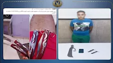 87 قطعة سلاح أبيض وحشيش.. ضبط عامل يبيع الأسلحة أونلاين في الإسكندرية