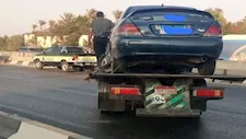 "الأتوبيس الترددي": حادث  تصادم قبل محطة طريق السويس  سبّب تأخيرا في الحركة