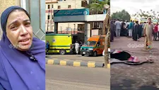 "طالعين الفجر عشان يومية 150 جنيه".. سيدة تبكي أمام مستشفى منوف: "أخويا