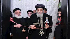 بالصور.. البابا تواضروس يشهد احتفالية اليوبيل الذهبي لكنيسة العذراء بكليوباترا