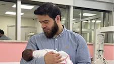 أدهم نابلسي يستقبل طفلته الثانية ويختار لها هذا الاسم- صورة