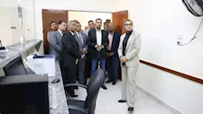 محافظ الوادي الجديد تتابع جاهزية مكتب توثيق بلاط للافتتاح