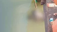 بالصور- العثور على جثة سيدة مجهولة الهوية في مياه بحر يوسف بالفيوم