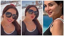 مي عز الدين تخطف الأنظار بإطلالة صيفية من الساحل الشمالي