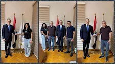 نقيب الإعلاميين يستقبل مسؤولي قناة المحور لاستكمال تقنين أوضاع العاملين