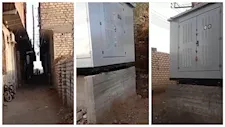 خلعوا باب بيته وحطوا محول كهرباء.. مواطن بالمنيا يستغيث: "بيتي ملك مش أملاك دولة" -فيديو وصور