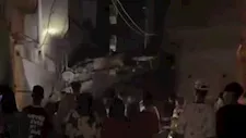 "كان خاليًا من السكان".. انهيار عقار من 4 طوابق في بنها بالقليوبية - صور