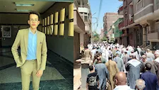 تشييع جنازة طبيب أسنان المنيا المتوفى قبل افتتاح عيادته -صور  